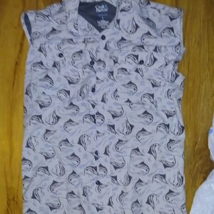 Croft & Barrow Gray Casual Button Down Shirt